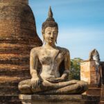 Buddha statue representing mindfulness meditation